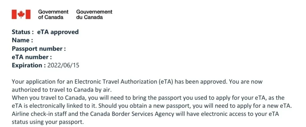 ETA Canada